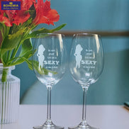 Pahare pentru vin personalizate