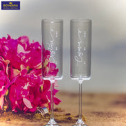 Set doua pahare din cristal Nume font elegant