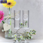 Set pahare din cristal Grace Inițiale