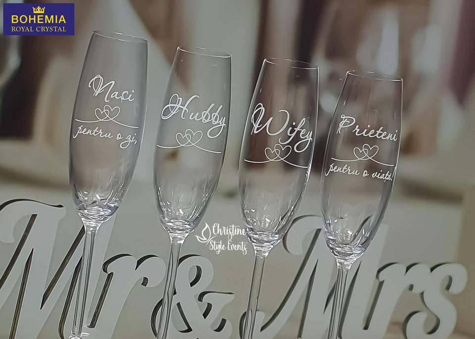 Pahare miri si nasi personalizate